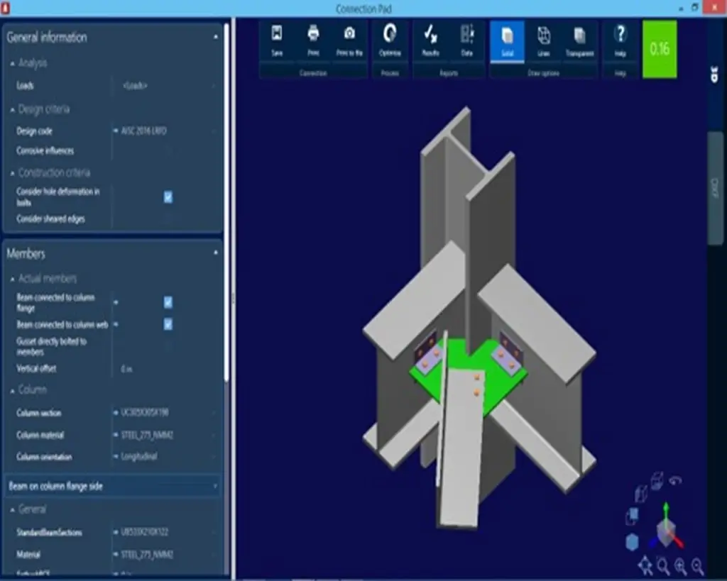 moment connections-shear connections-multiple joints-braced joint