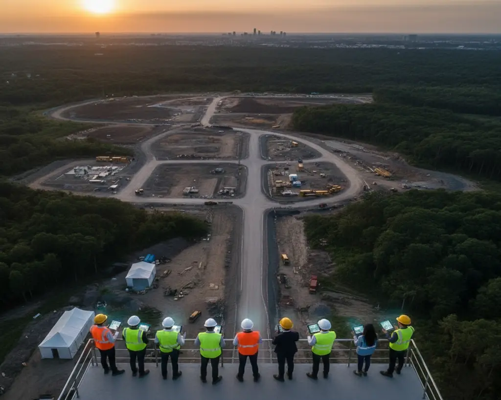 terrain modelling-land development-site preparation-project management-project execution