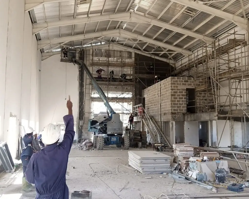 warehouse completion-finishing